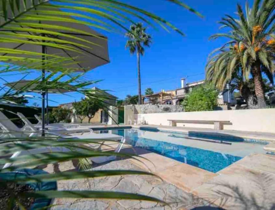 Lovely Appartment 'Solana' With Big Garden, Nice Pool Teulada Exteriör bild